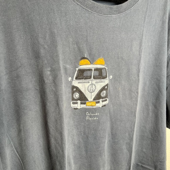 Pacific Creations Surf 66 Orlando Florida VW‎ Bus Graphic T-Shirt XXL - Picture 2 of 8